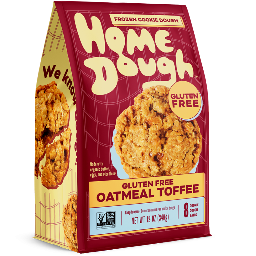 GlutenFree Oatmeal Toffee Home Dough